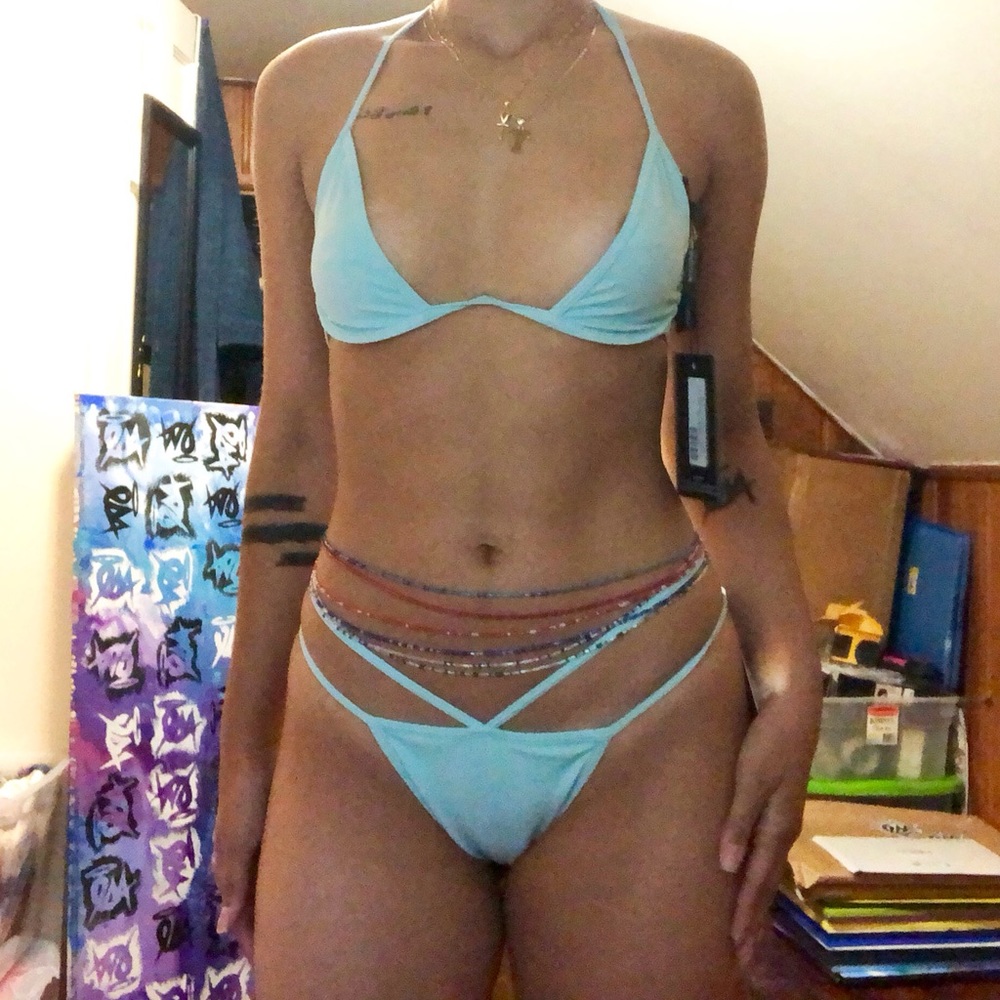 Pretty Little Thing - Baby Blue Bikini